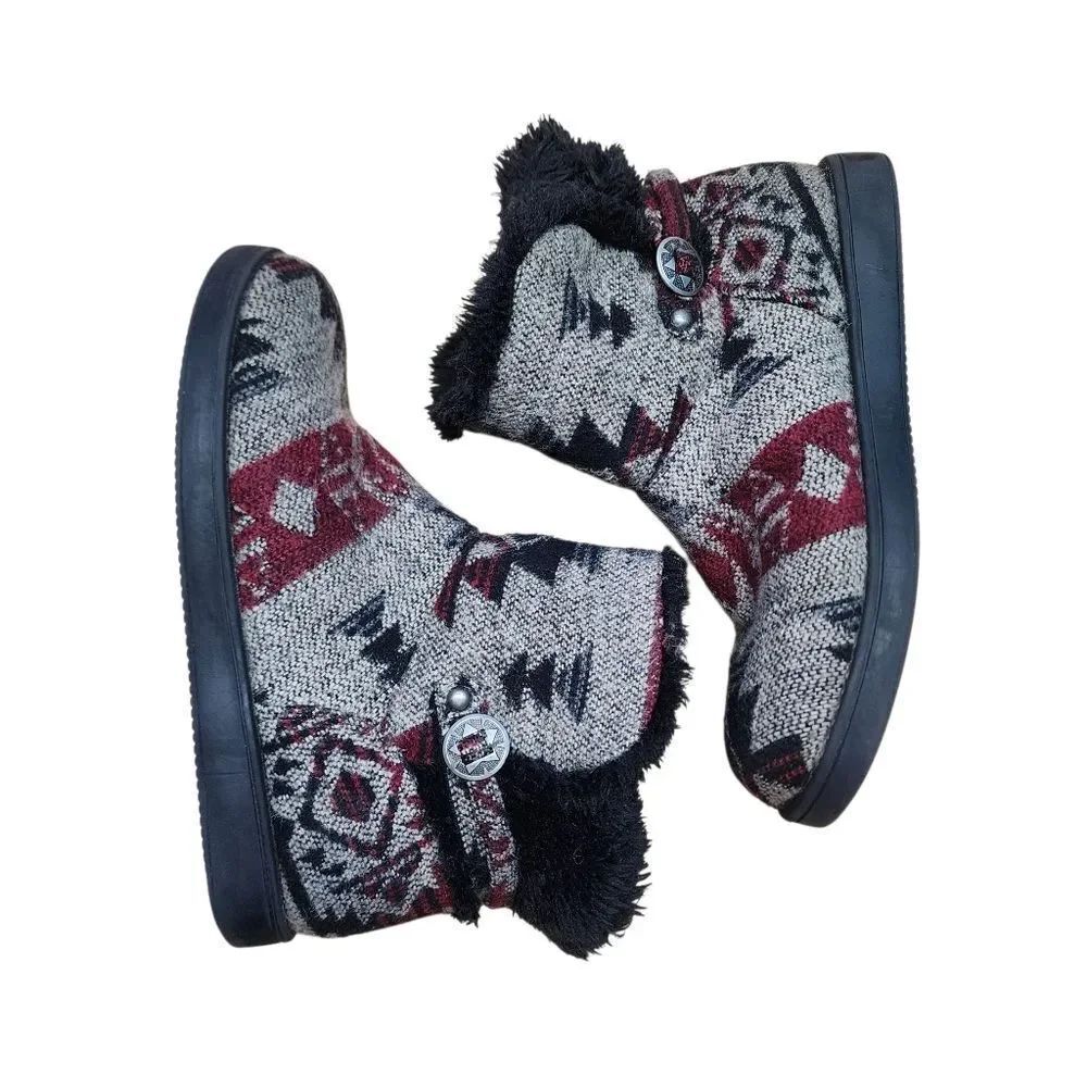Indigo Rd Ankle Boots 7 Aztec Print Western Cowgirl Boho